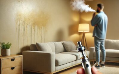 La cigarette électronique peut-elle tacher les murs d’une maison ?