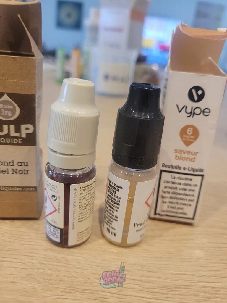 Bouteilles e liquides cigarette électronique