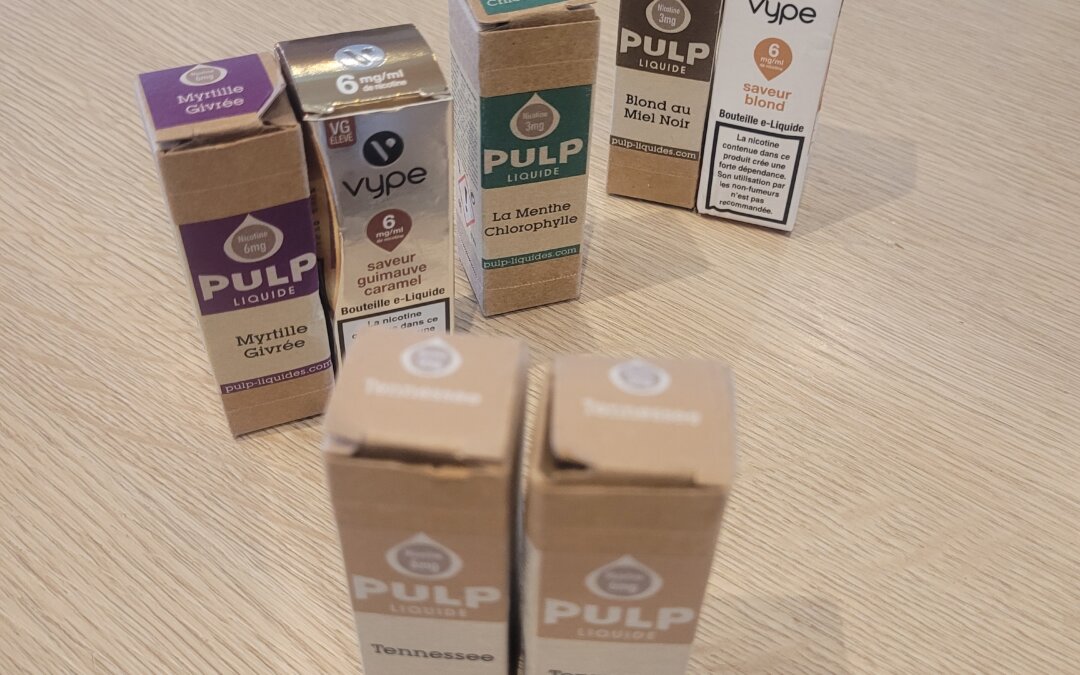 Bouteilles e liquides cigarette électronique