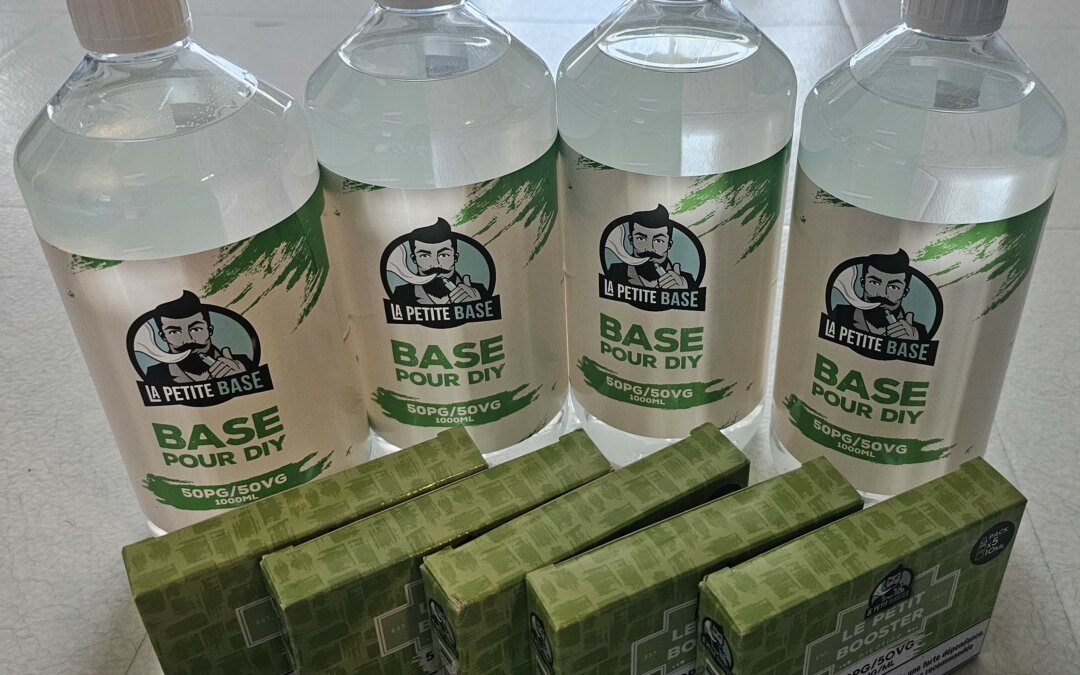 Boosters nicotine + base pour diy