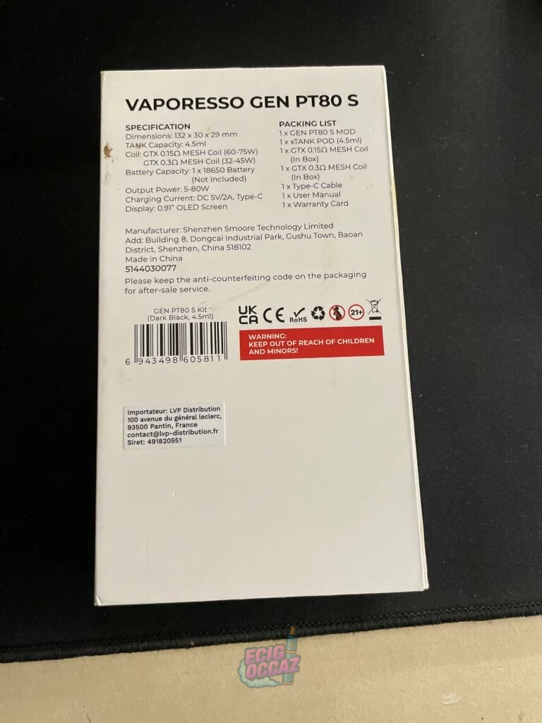 T’en PT80S Vaporesso