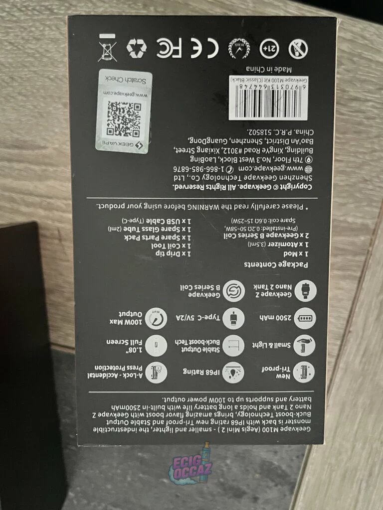 Cigarette électronique GeekVape Black