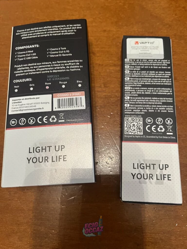 Cigarette électronique VAPTIO