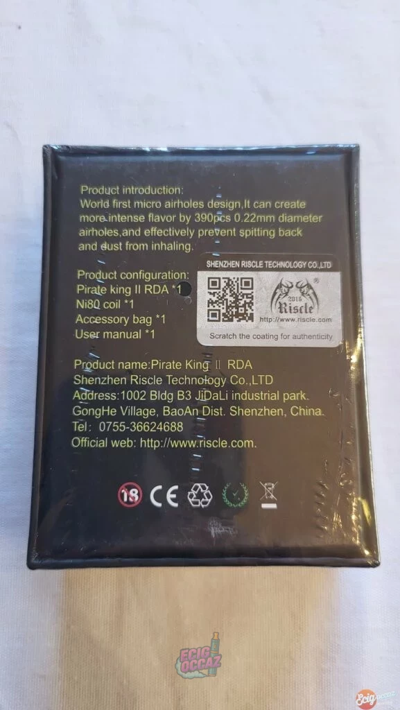 Pirate King II RDA SS Riscle Technology