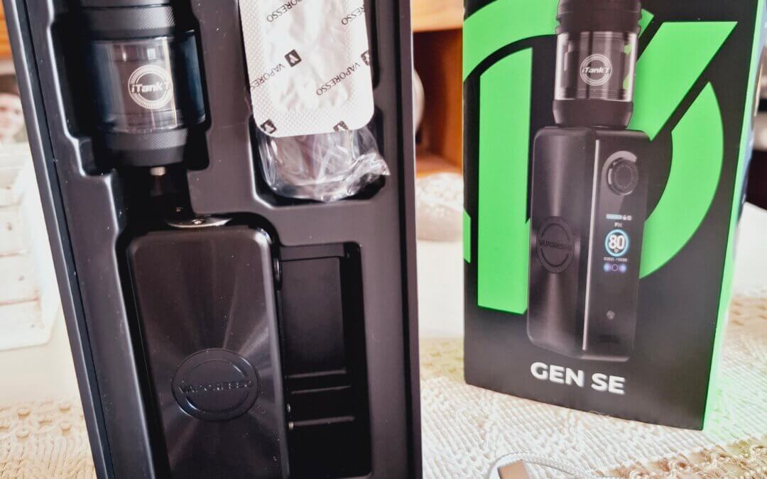 Kit Vaporesso GEN SE + 1 Accu Efest comme neuf