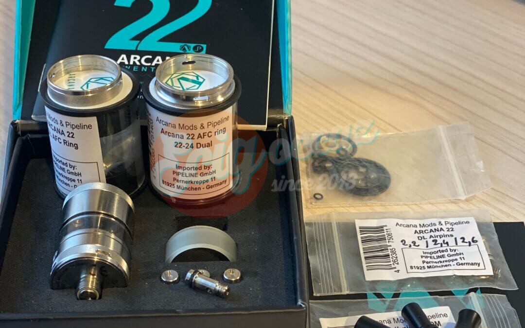 Arcana 22 RTA – kit bien complet