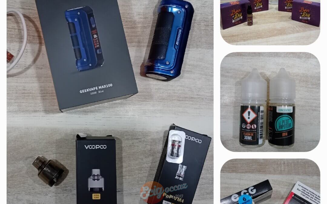 Cigarette Geek vape max100 blue
