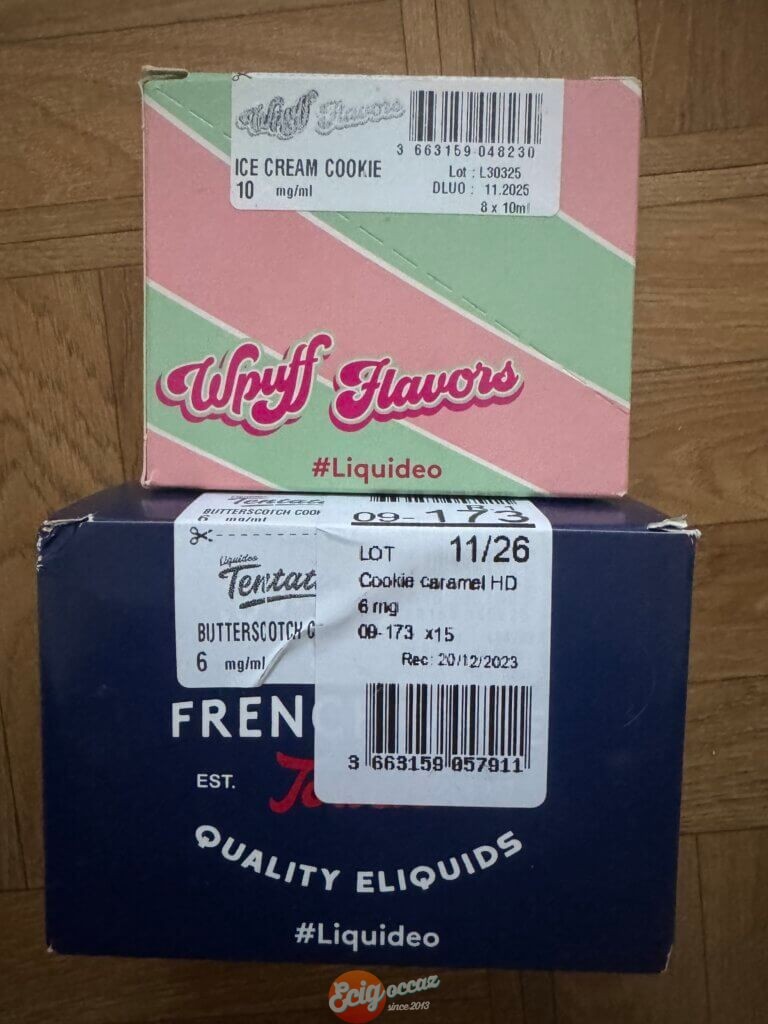 Lot Eliquides saveurs gourmandes