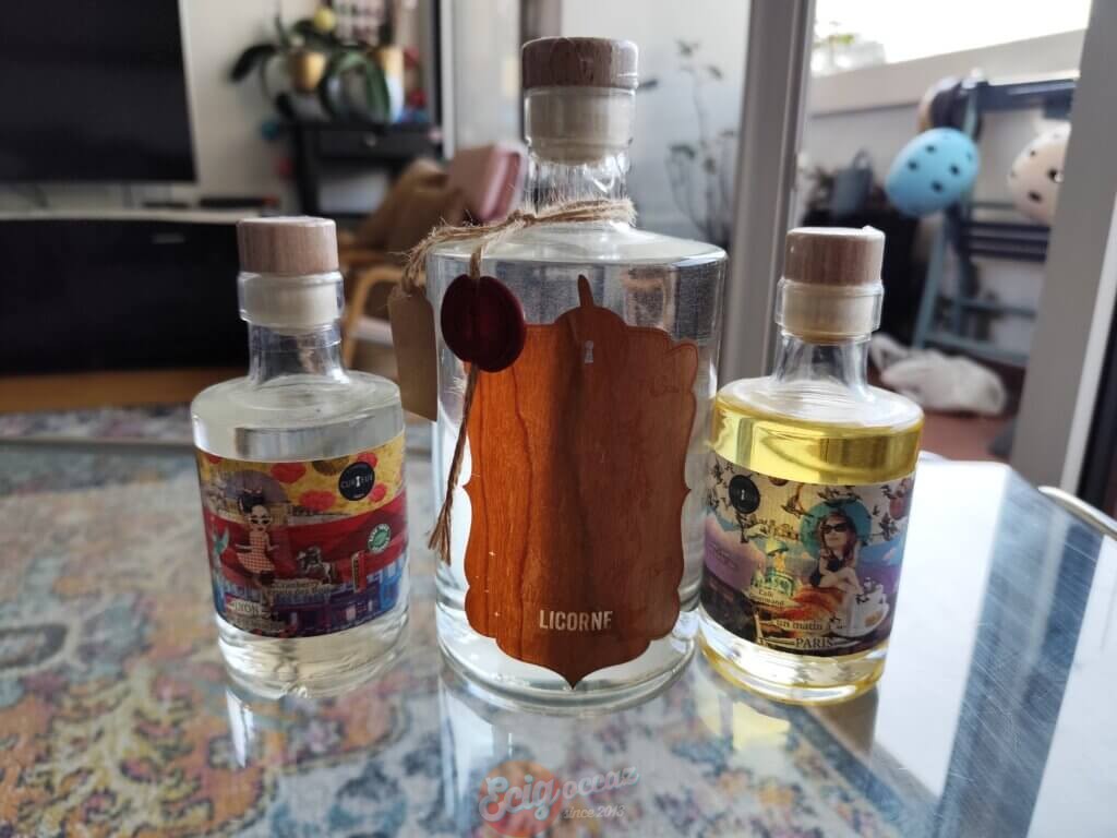 Kit complet divers marque + bottles Curieux édition limitée