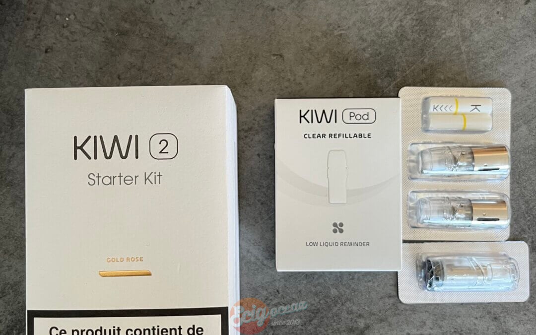 KIWI 2 pack avec cartouches rechargeables et filtres neufs