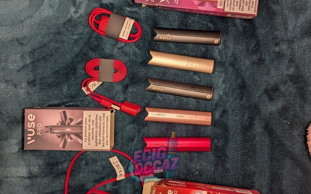 Lot de 5 cigarettes électroniques VUSE