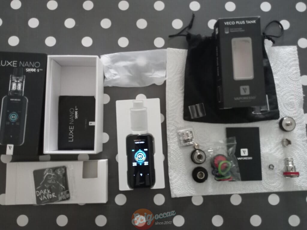 Vaporesso Luxe Nano + SKRR-S Mini + Veco Plus Tank