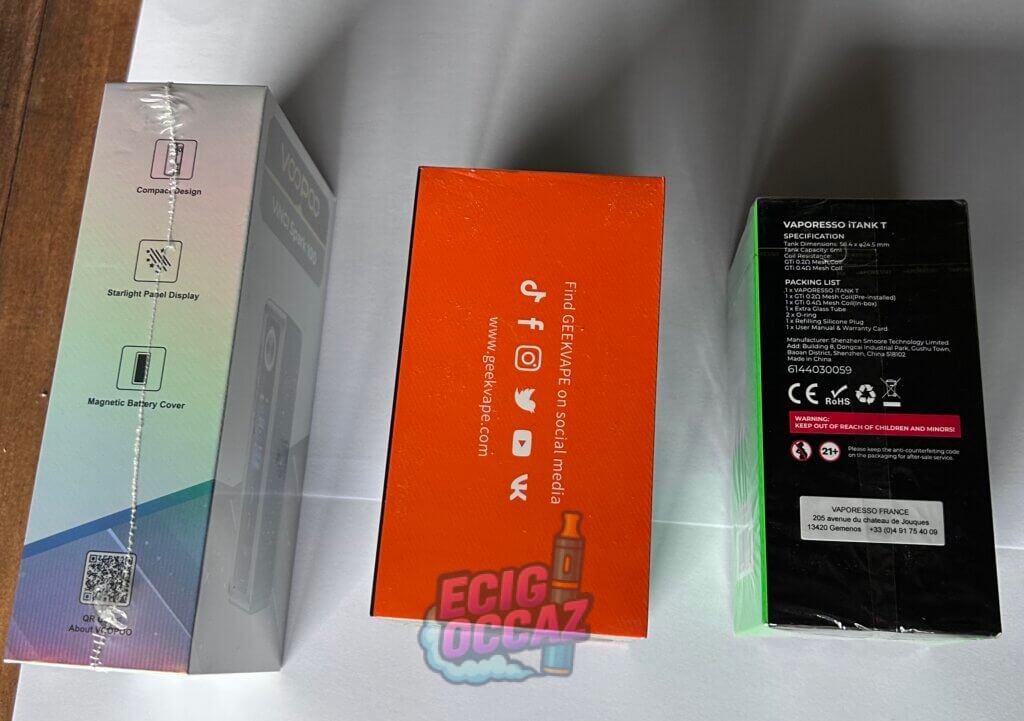 Lot Box et Clearomiseurs Neufs !