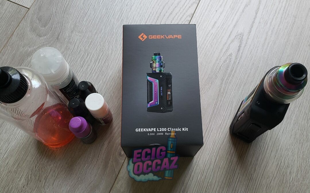Cigarette électronique GEEKVAPE L200 Classic Kit couleur Rainbow