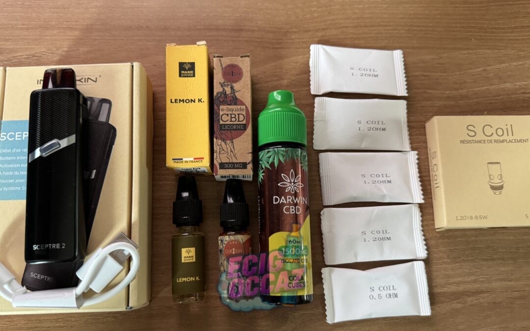Cigarette électronique Spectre 2 + e-liquides CBD