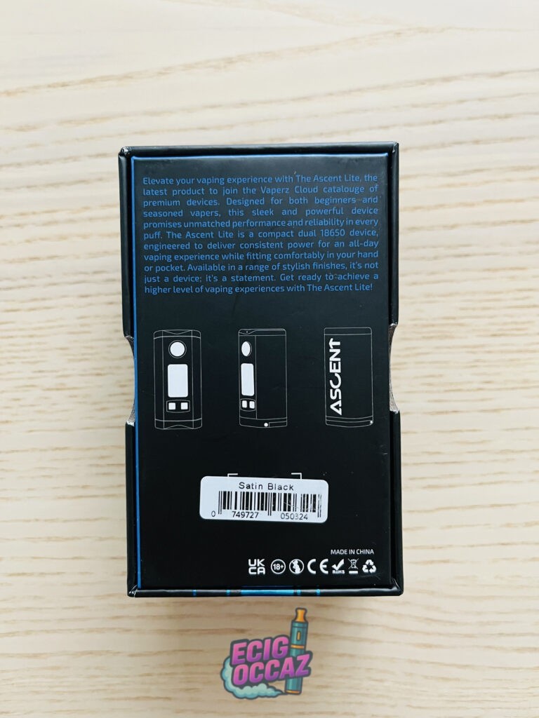 Box Ascent Lite 200W Vaperz Cloud