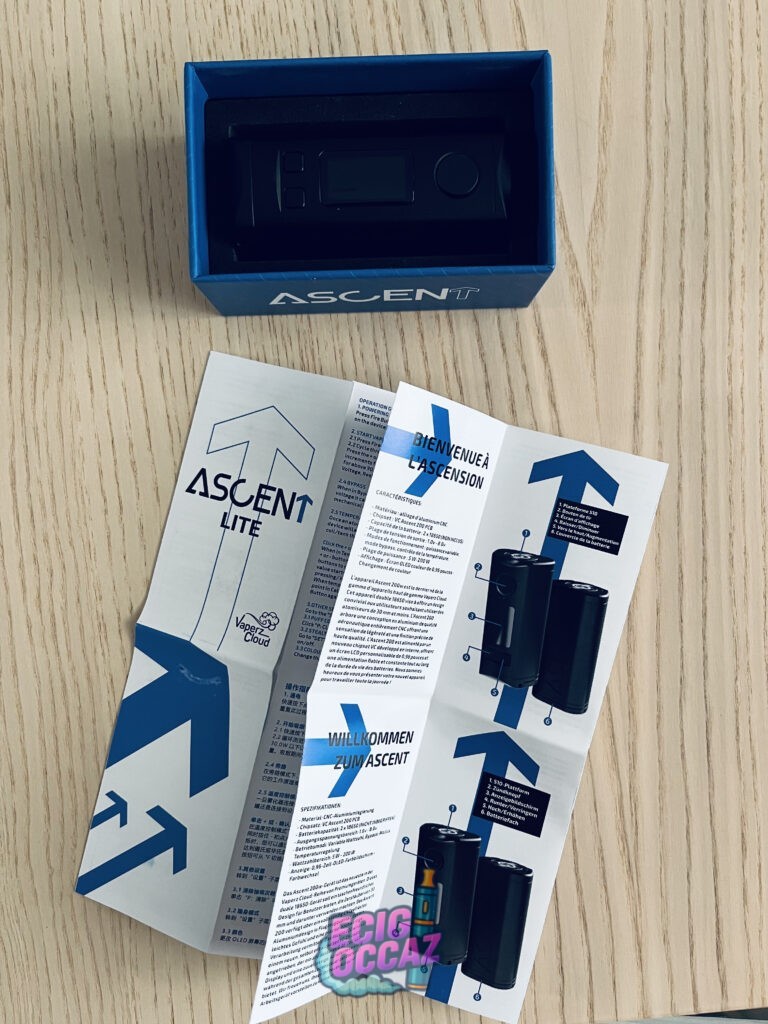 Box Ascent Lite 200W Vaperz Cloud