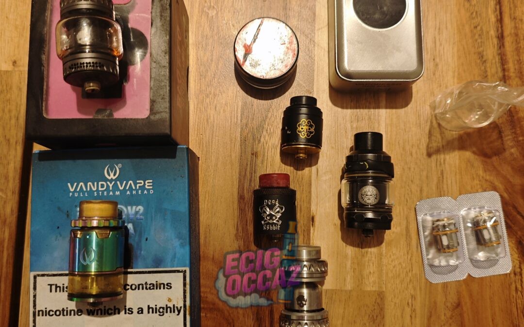 💨 Lot Vape – Box Vaporesso, Atomiseurs, Drippers, Accus 🔥