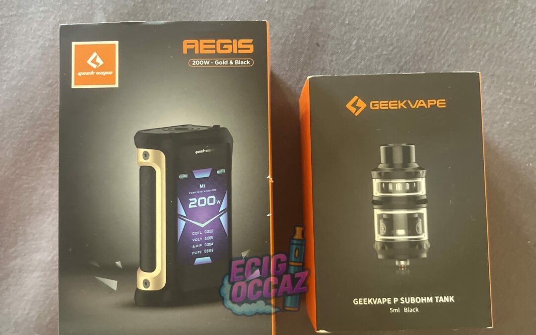 Geek vape x aegis 200w gold & black Edition