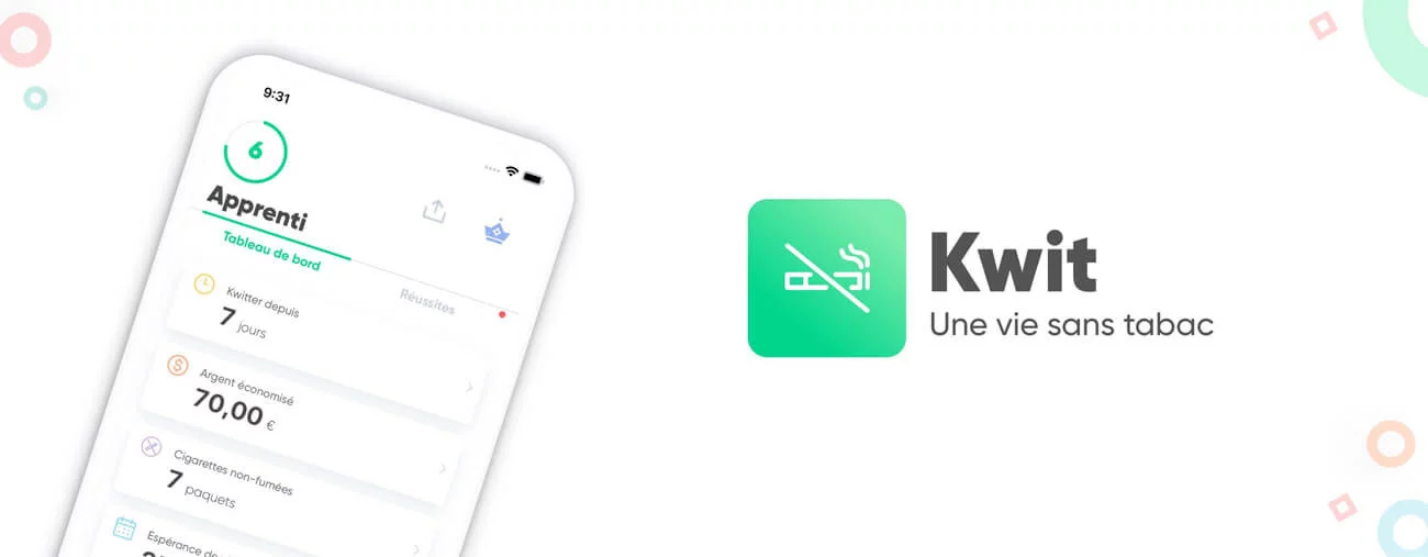 découvrez kwit, l'application reconnue par l'oms pour arrêter de fumer. suivez vos progrès, recevez des conseils personnalisés et retrouvez votre liberté sans tabac avec un accompagnement efficace et motivant.