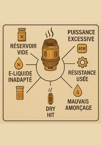 découvrez les causes et solutions du goût brûlé avec votre cigarette électronique. conseils pour éviter ce désagrément et profiter pleinement de votre vape.