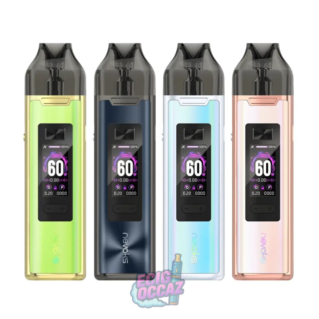 découvrez le kit pod nevoks feelin x, une cigarette électronique compacte et puissante idéale pour vapoter avec style. profitez d'une autonomie longue durée, de saveurs intenses et d'une prise en main intuitive. parfait pour débutants comme pour vapoteurs expérimentés.