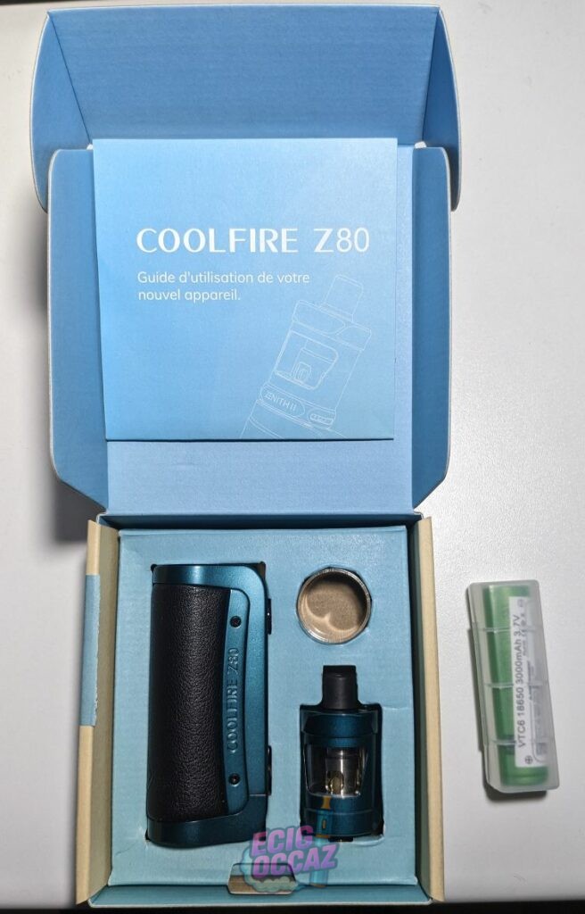 Kit innokin coolfire Z80 Zenith 2 + batterie neufs , facture juillet 2025,