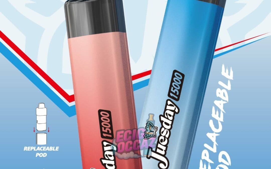 découvrez le pod juesday 15000, une cigarette électronique innovante offrant jusqu'à 15 000 bouffées. profitez d'une expérience de vape intense, pratique et fiable au quotidien. idéal pour les vapoteurs recherchant performance et autonomie.