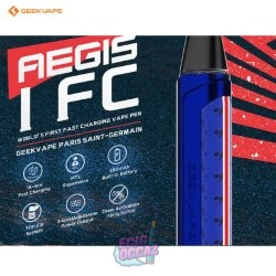 découvrez la e-cigarette psg geekvape, une édition spéciale conçue pour les fans du paris saint-germain. profitez d’un design unique, d’une performance optimale et d’une expérience de vape exceptionnelle !