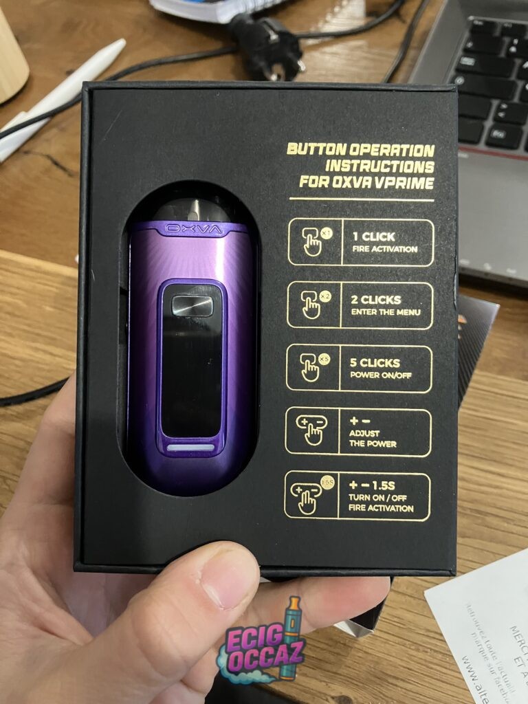 Vapoteuse Oxva xprime