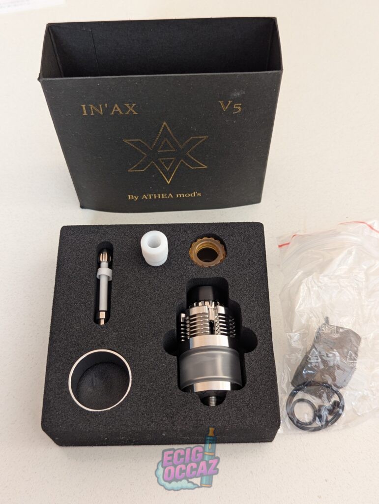Atomiseur Genesis Athea Mods In’Ax V5 (Offerts Fils résistifs & Fiber Freaks)