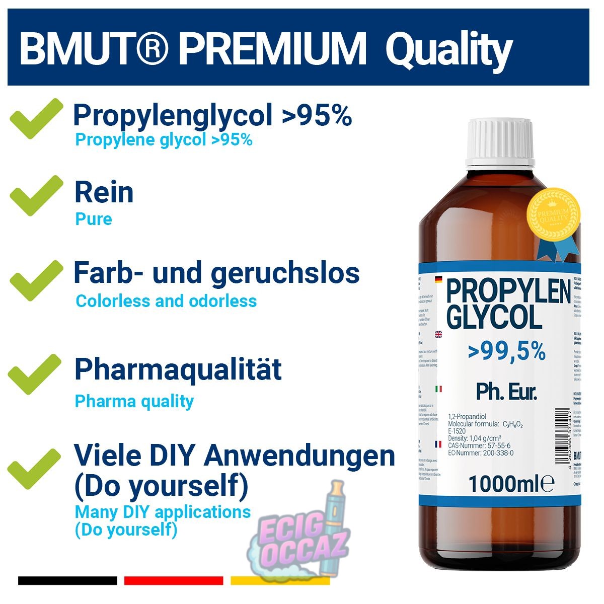 propylene glycol e liquide Eliquide : quel taux PG / VG choisir main image 1