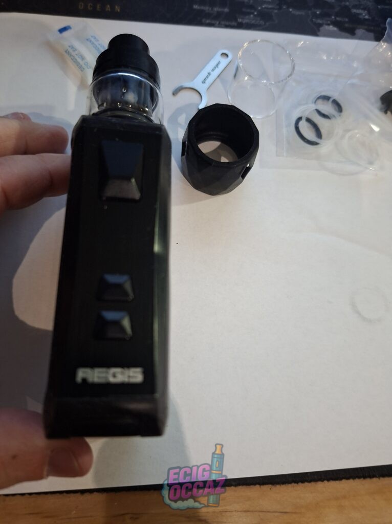 Geekvape Aegis X Zeus Kit 200W Vape Mod + boite resistances + liquides