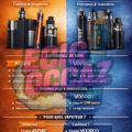 Infographie comparative Aspire vs Voopoo présentant deux marques de cigarettes électroniques. Aspire est axée sur la fiabilité et la simplicité avec une vape douce adaptée aux débutants, tandis que Voopoo propose puissance, innovation et personnalisation pour vapoteurs confirmés, avec chipset GENE et production de vapeur plus importante.