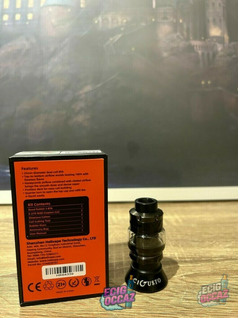 Atomiseur Dead Rabbit V3 RTA Hellvape