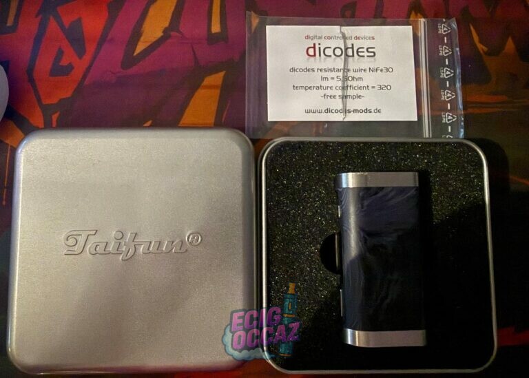 Annonce vape d’occasion : Mod Taifun Pro Dicodes