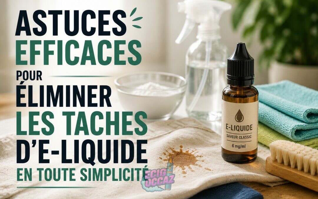 tache liquide cigarette électronique canapé Comment enlever une tâche d'e-liquide sur les vêtements ou canapés ? main image 1