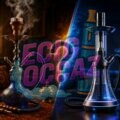 Illustration d’une chicha traditionnelle richement décorée face à une chicha électronique moderne et élégante, dans une ambiance contrastée entre tradition et innovation, avec le titre « Chicha traditionnelle ou électronique : quelle option privilégier ?
