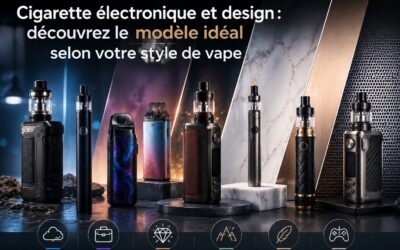 Cigarette électronique et design : découvrez le modèle idéal selon votre style de vape
