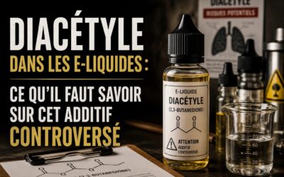 Diacétyle dans les e-liquides : ce qu’il faut savoir sur cet additif controversé