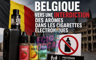 La Belgique envisage une interdiction des arômes dans les cigarettes électroniques