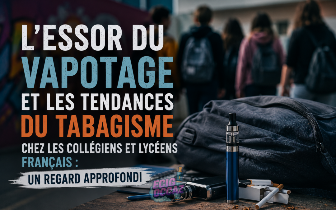 L’essor du vapotage et les tendances du tabagisme chez les collégiens et lycéens français : un regard approfondi