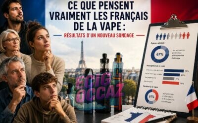 Ce que pensent vraiment les Français de la vape : résultats d’un nouveau sondage