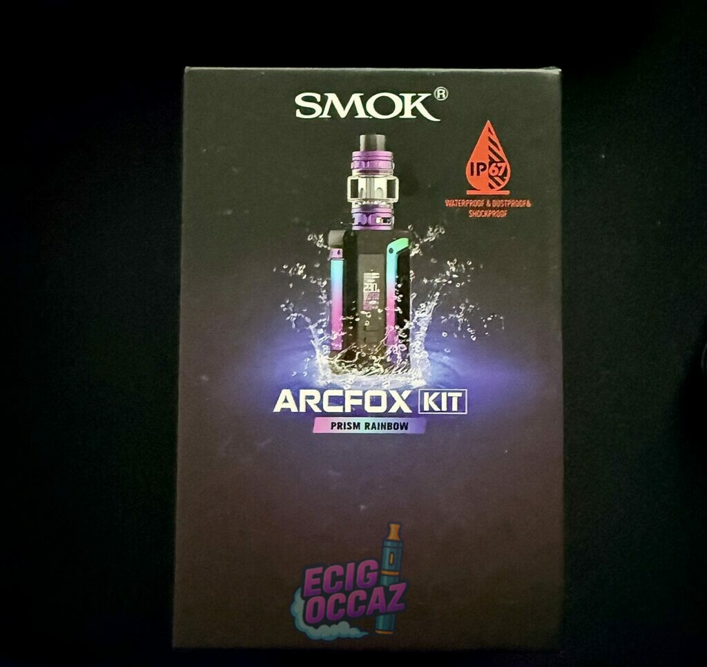 Cigarette électronique SMOK Arcfox Kit Prism Rainbow – Complète avec boite