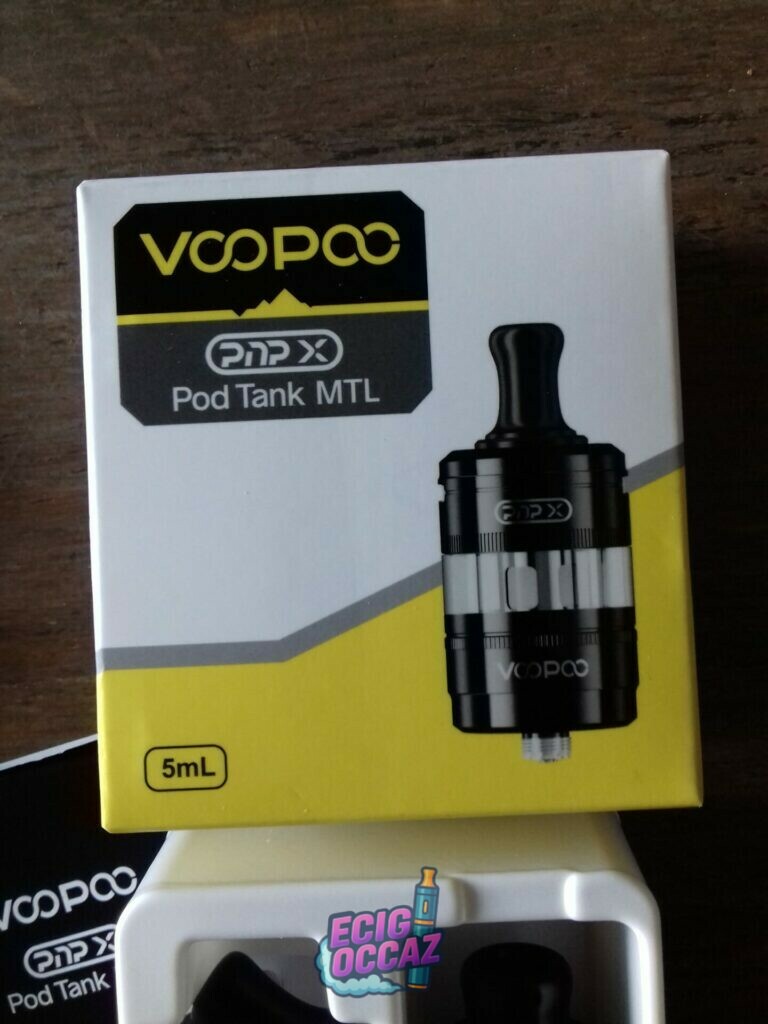 Clearomiseur VOOPOO PNP X Pod Tank MTL + 5 résistances 0.6 Ohms
