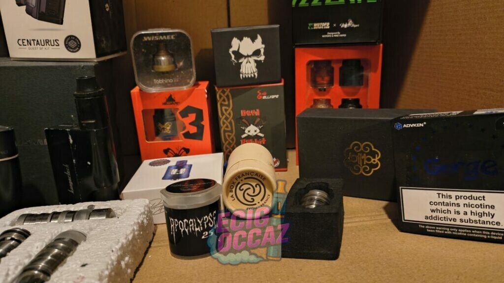 Gros lot Box BF, Drippers et Ato