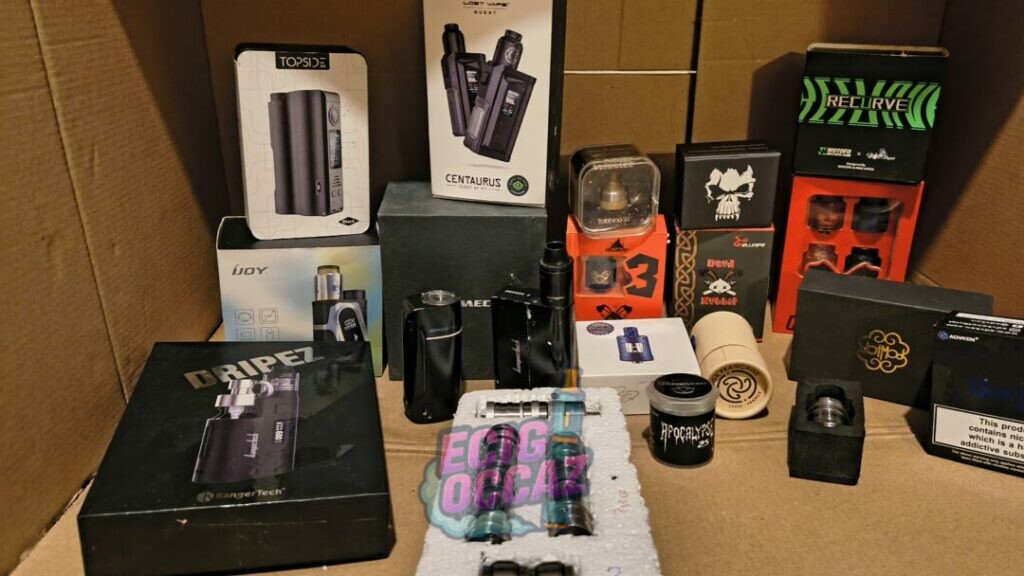 Gros lot Box BF, Drippers et Ato