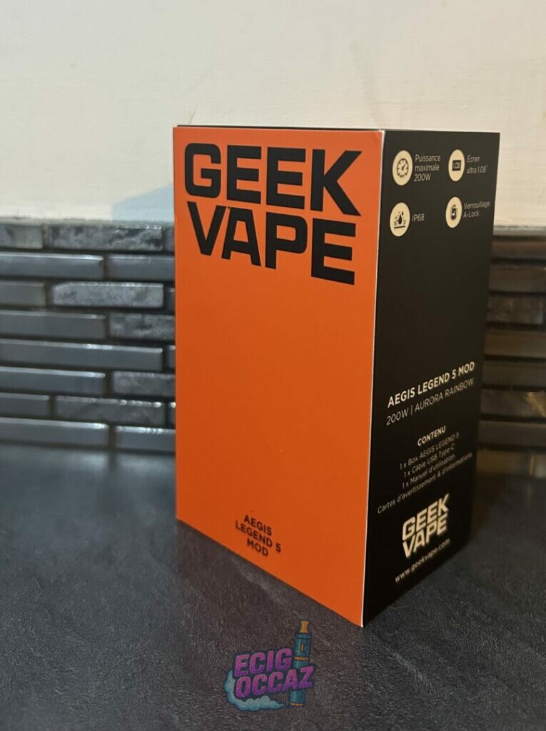 GeekVape Aegis Legend 5 Mod – Neuve en boîte