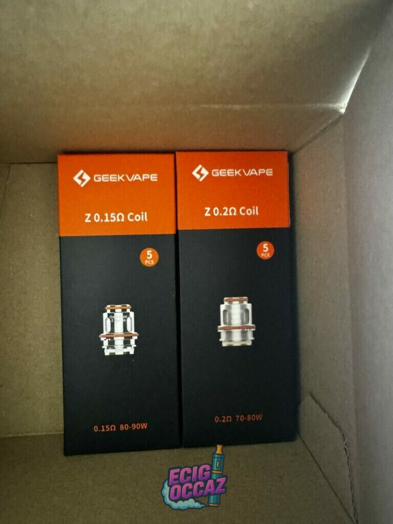 Lot Geekvape + accu + eliquide + accu
