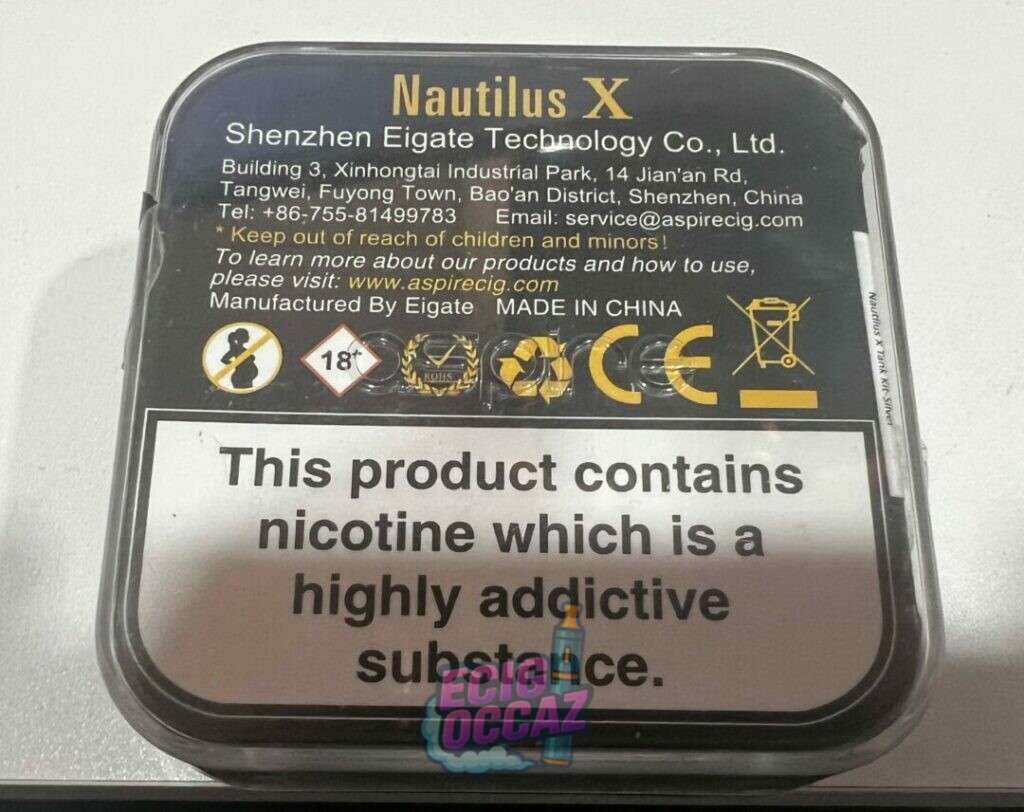 Clearomiseur Aspire Nautilus X +